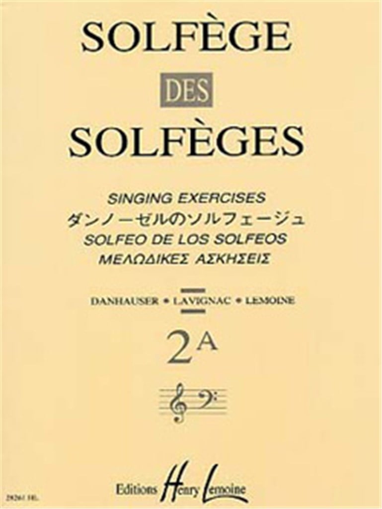 Solfège des Solfèges Vol.2A sans accompagnement